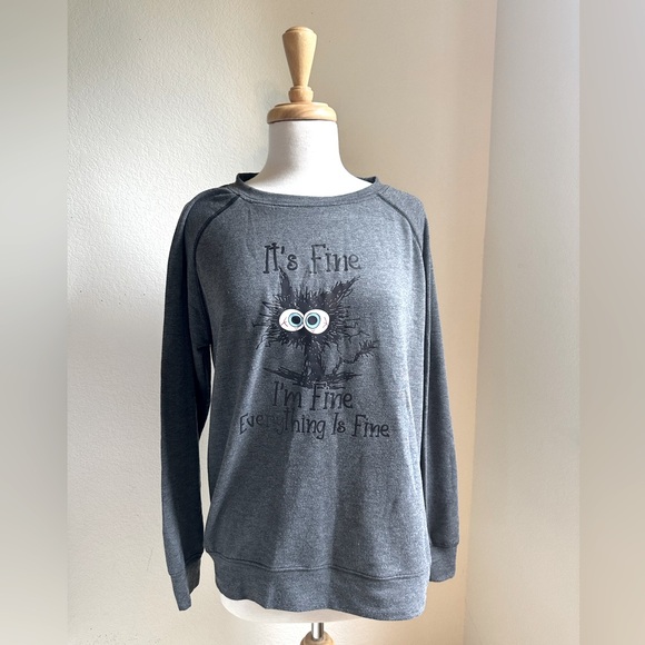 I’m Fine sweatshirt - Picture 1 of 2